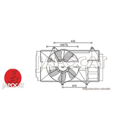 VENTILATEUR DE RADIATEUR