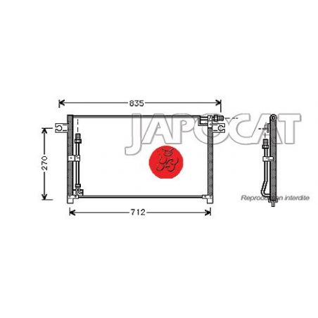 CONDENSEUR NISSAN