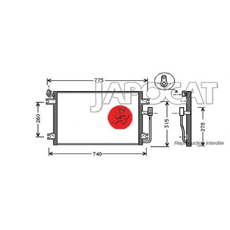 CONDENSEUR SSANGYONG