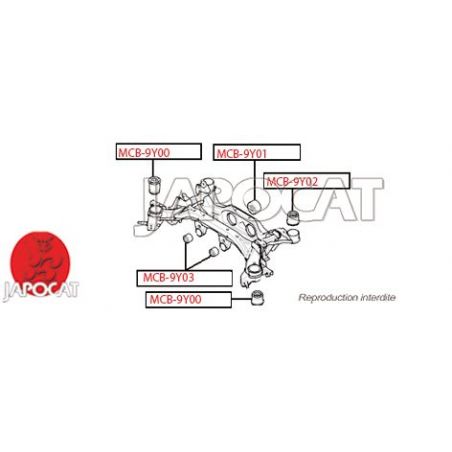SILENTBLOC DE BERCEAU HYUNDAI/KIA