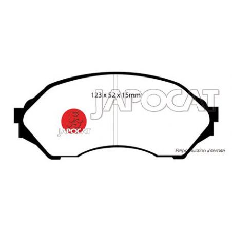 PLAQUETTES AV MAZDA 323