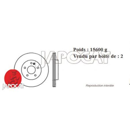 DISQUE AV W163 EBC x2