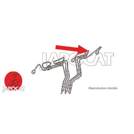 TUYAU INJECTEUR NO5 1HDFTE ORIGINE