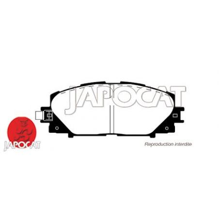 PLAQUETTES AV YARIS GREEN