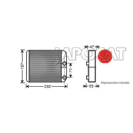 RADIATEUR DE CHAUFFAGE K74