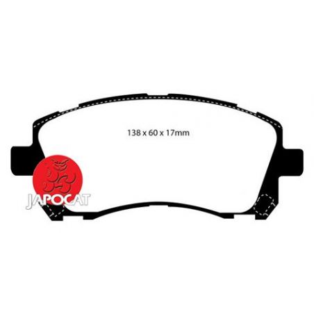 PLAQUETTES AV SUBARU