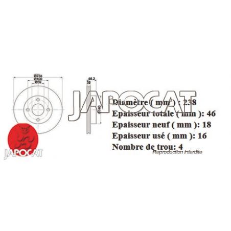 DISQUE AV K11 EBC x2