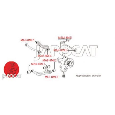 SILENTBLOC INT TRIANGLE AR ML