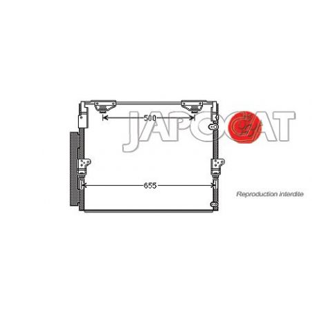 CONDENSEUR TOYOTA