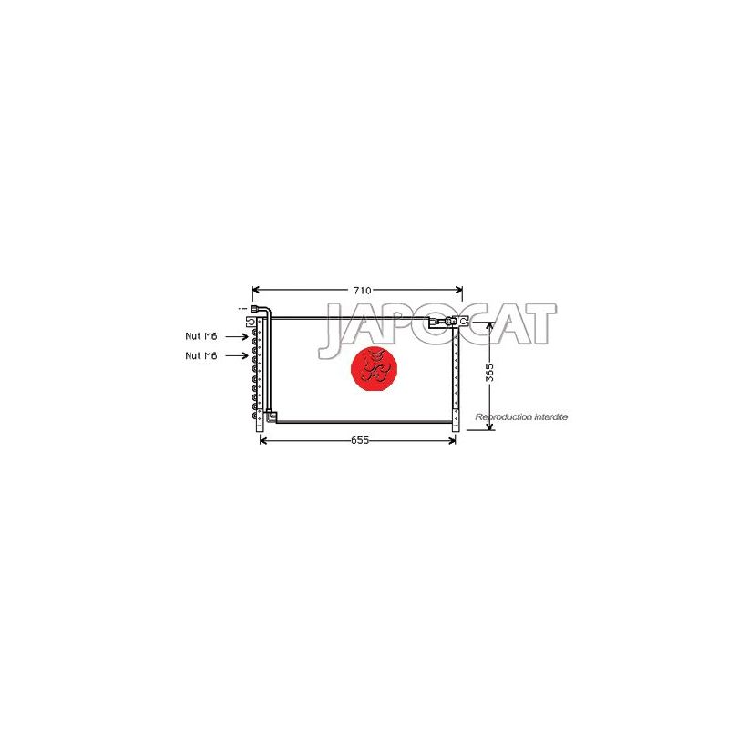 CONDENSEUR NISSAN