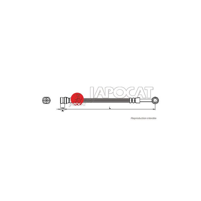 FLEXIBLE DE FREIN AR KIA