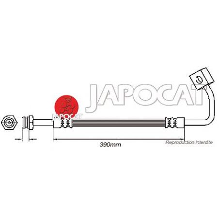 FLEXIBLE DE FREIN AVD SPORTAGE I 39