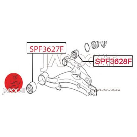 SILENTBLOC AR TRIANGLE INF AR DISCO