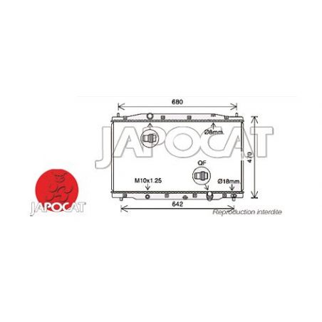 RADIATEUR CRV 2.2CDTi 06>12