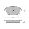 Plaquettes de frein  [Equipementier Origine]