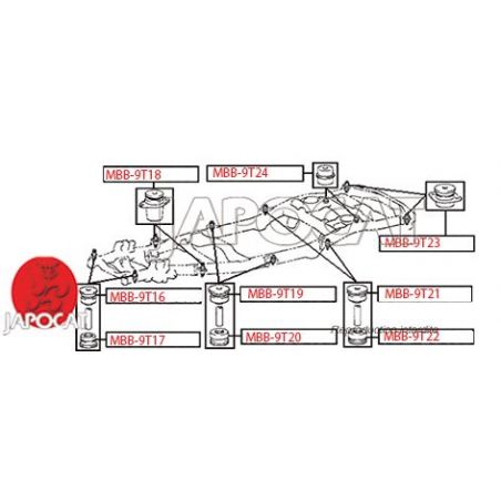 SILENTBLOC DE CAISSE J10