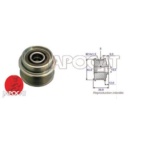 POULIE DEBRAY D'ALTER YARIS