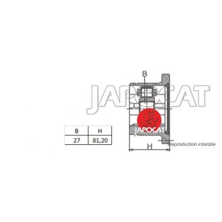 JOINT HOMOCINETIQUE INT D22