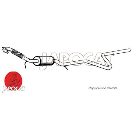 TUBE CENTRAL MAZDA 2 DY 1.6