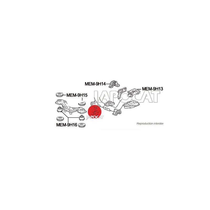 SUPPORT LATERAL PONT AR CRV I