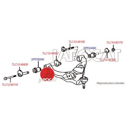 ECROU EXCENTRIQUE AR BRAS INF ORIGI