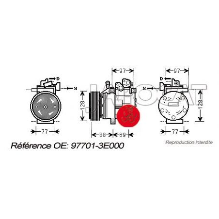 COMPRESSEUR DE CLIM KIA