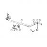 Barre stabilisatrice - kit de bagues (paliers centraux)  [Générique]