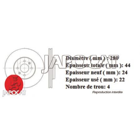 DISQUE AV DOKKER/LODGY EBC x2