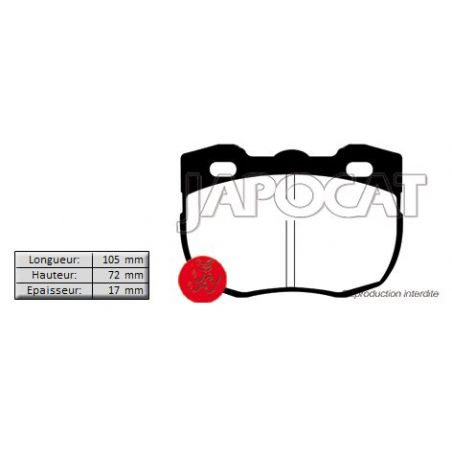 PLAQUETTES AV LR OEM