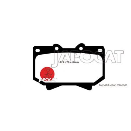 PLAQUETTES AV J100 ORIGINE