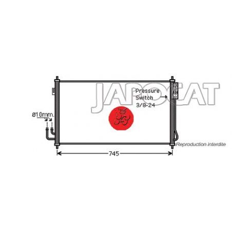 CONDENSEUR NISSAN