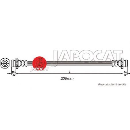 FLEXIBLE DE FREIN VITARA/GR VITARA FLEXIBLE DE FREIN VITARA/GR VITARA