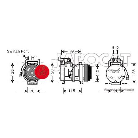 COMPRESSEUR DE CLIM LR