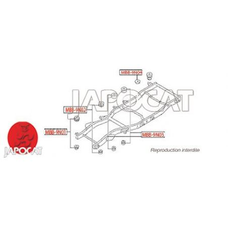 SILENTBLOC DE CAISSE Y61