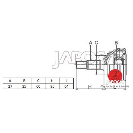 JOINT HOMOCINETIQUE EXT SANTAFE JOINT HOMOCINETIQUE EXT SANTAFE