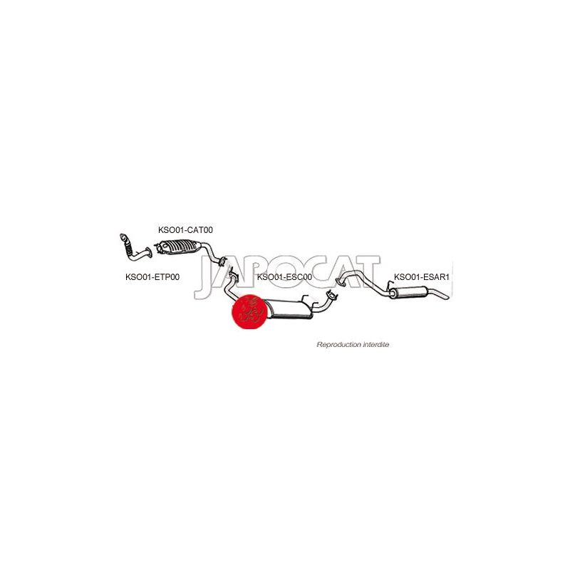 TUBE PRIMAIRE SORENTO 2.5TD 03>06