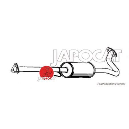 SILENCIEUX CENTRAL HRV 3 PORTES