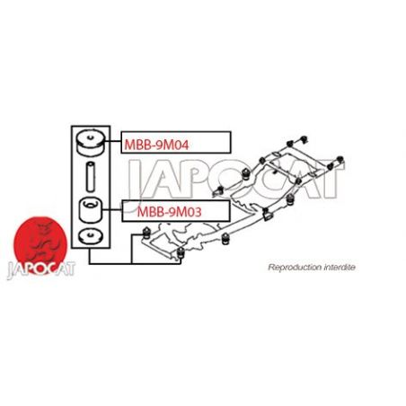 SILENTBLOC DE CAISSE MITSUBISHI