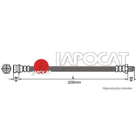 FLEXIBLE DE FREIN AR SPORTAGE I 329