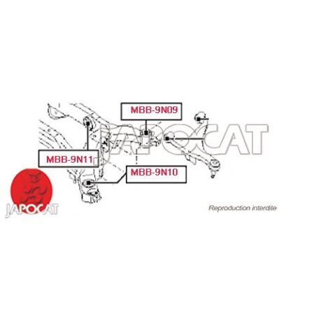 SILENTBLOC AR TRAVERSE AR FX/350Z
