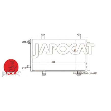 CONDENSEUR SX4 SCROSS 1.6 DDiS