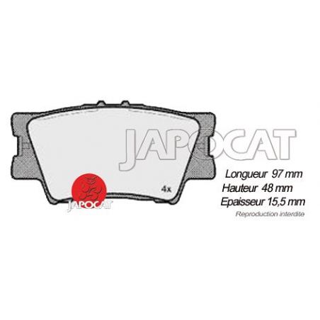 PLAQUETTES de FREIN Arrière EBC Greenstuff