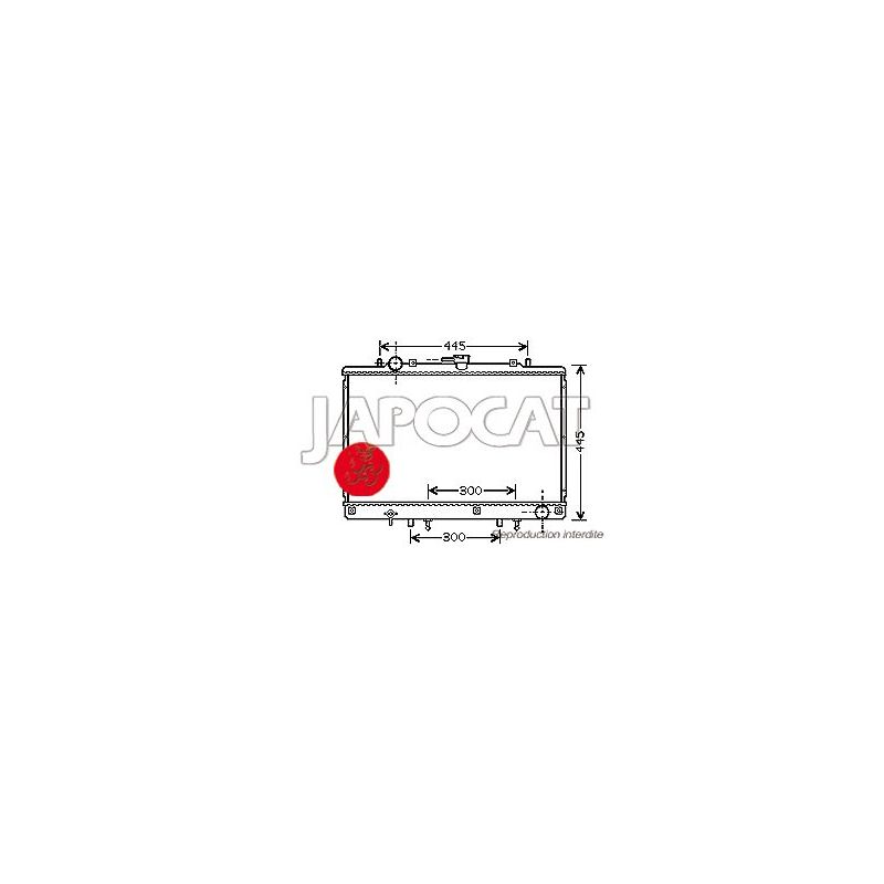 RADIATEUR PAJERO V 2,5TD BVA