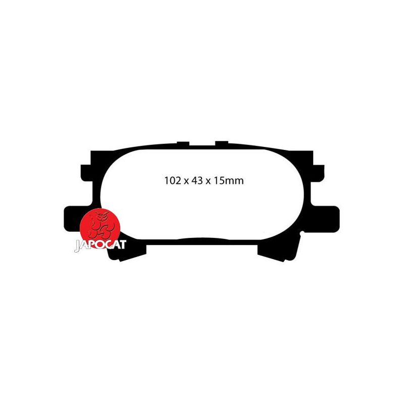 PLAQUETTES de FREIN Arrière