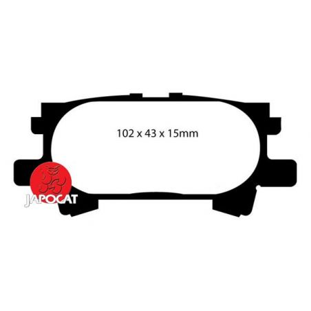 PLAQUETTES de FREIN Arrière