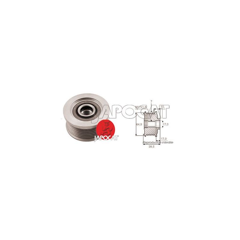 POULIE DEBRAYABLE d'Alternateur