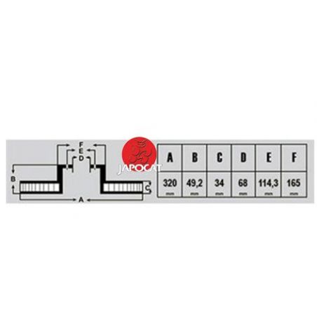 DISQUE de FREIN Avant (L'unité)