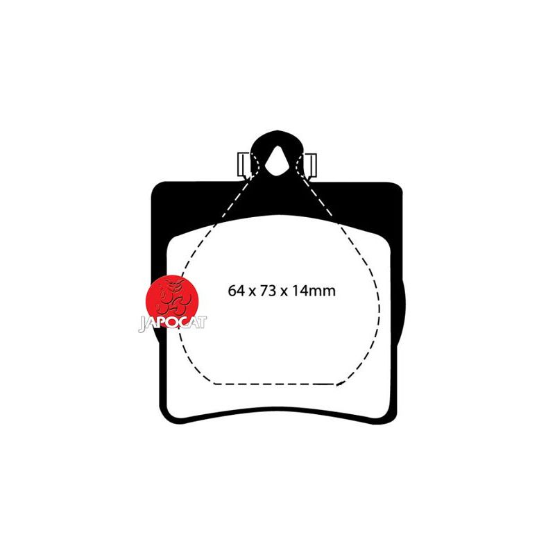 PLAQUETTES de FREIN Arrière