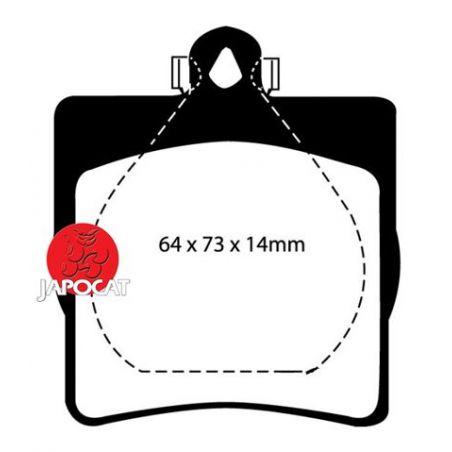 PLAQUETTES de FREIN Arrière
