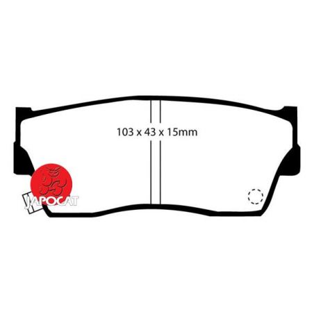 PLAQUETTES de FREIN Avant EBC Ultimax